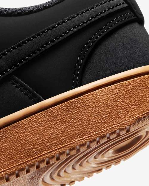 Nike Men's Court Vision Low Black/ Wheat CD5463 008 Size UK 9 (SA 9)