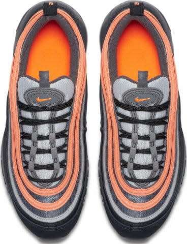 Nike Women's Air Max 97 (USED) Wolf Grey/ Total Orange/ Black 921522-013 Size UK 6 (SA 6)