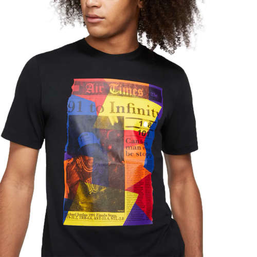 Nike Men's Jordan Rivals Men's Tee Black BQ5582 010 Size Large