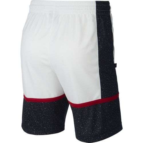 NIKE AIR JORDAN JUMPMAN GRAPHIC SHORTS White/Black AV3211 010  Size Large