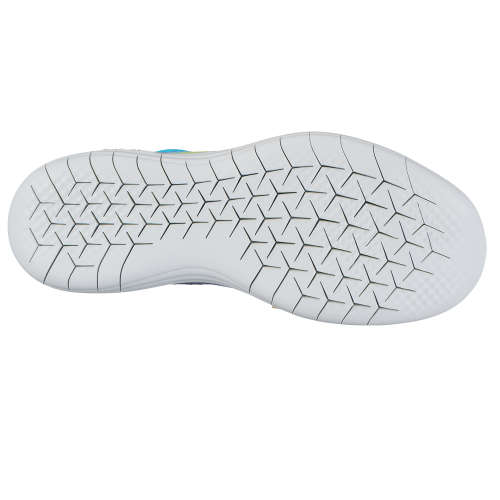 Nike Women's FREE RN DISTANCE 2 Polarized Blue/ VOLT 863776 402 Size UK 4.5 (SA 4.5)