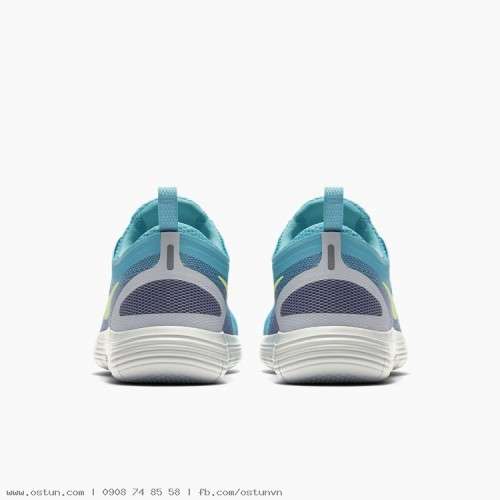 Nike Women's FREE RN DISTANCE 2 Polarized Blue/ VOLT 863776 402 Size UK 4.5 (SA 4.5)