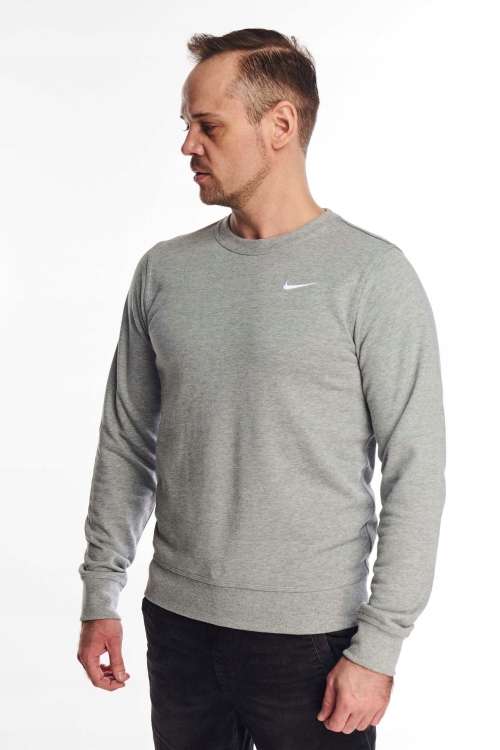 NIKE Men's Sportswear Crew Neck Warm Sweater Fleece Grey 839667 063 Size Extra Large