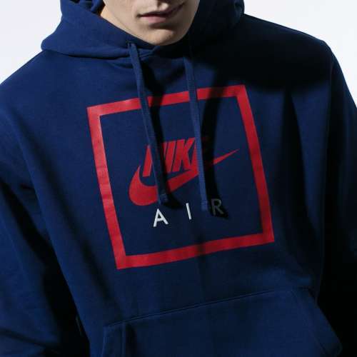 Nike Men's Sportswear Club Hoodie Fleece Blue (STANDARD FIT) CI1052 492 Size XL