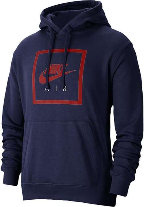 Nike Men's Sportswear Club Hoodie Fleece Blue (STANDARD FIT) CI1052 492 Size XL