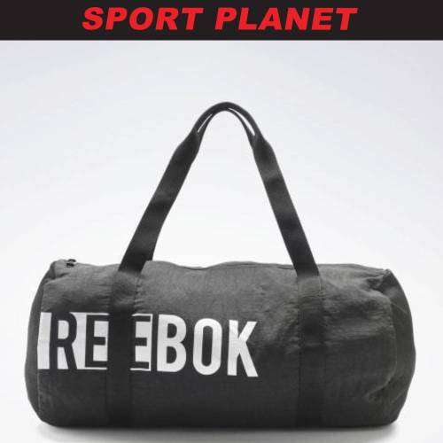 Reebok Unisex Foundation Cylinder Gym Bag Black FQ6218