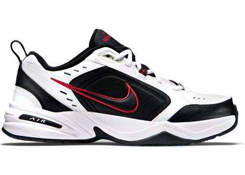 Nike Men's Air MONARCH IV White/ Black/ Red 415445 101 Size UK 9 (SA 9)
