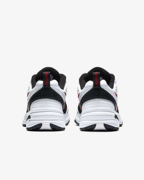 Nike Men's Air MONARCH IV White/ Black/ Red 415445 101 Size UK 9 (SA 9)
