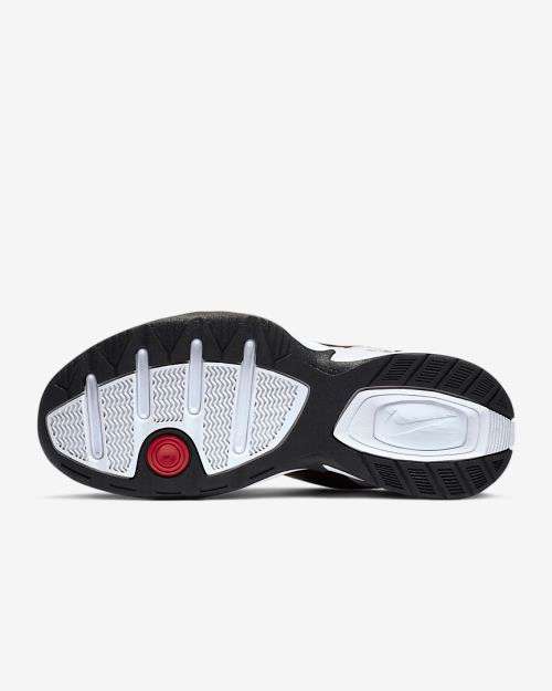 Nike Men's Air MONARCH IV White/ Black/ Red 415445 101 Size UK 9 (SA 9)