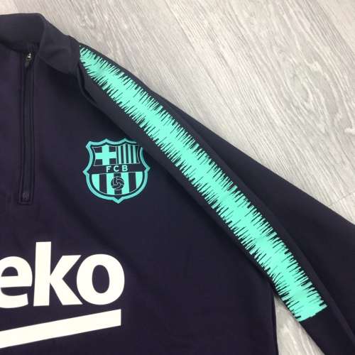 NIKE Men's FC Barcelona DRI-FIT 1/2 Zip Training Top (SLIM FIT) CN5529 524 Size Large