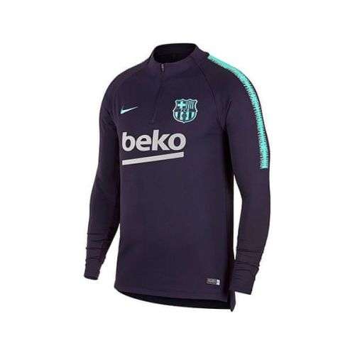 NIKE Men's FC Barcelona DRI-FIT 1/2 Zip Training Top (SLIM FIT) CN5529 524 Size Large