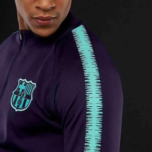 NIKE Men's FC Barcelona DRI-FIT 1/2 Zip Training Top (SLIM FIT) CN5529 524 Size Large