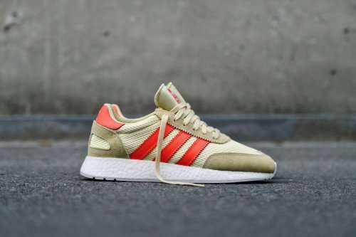 adidas Men's I-5923 BOOST Inki Runner Clear Yellow / Solar Red D96604 Size UK 11 (SA 11)