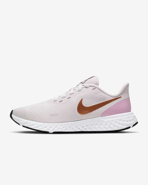 Nike Women's Revolution 5 Light Violet/ Metallic Copper BQ3207 502 Size UK 4.5 (SA 4.5)