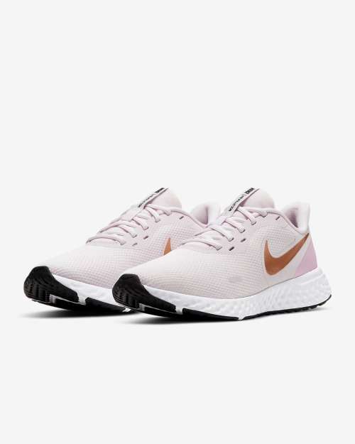 Nike Women's Revolution 5 Light Violet/ Metallic Copper BQ3207 502 Size UK 4.5 (SA 4.5)