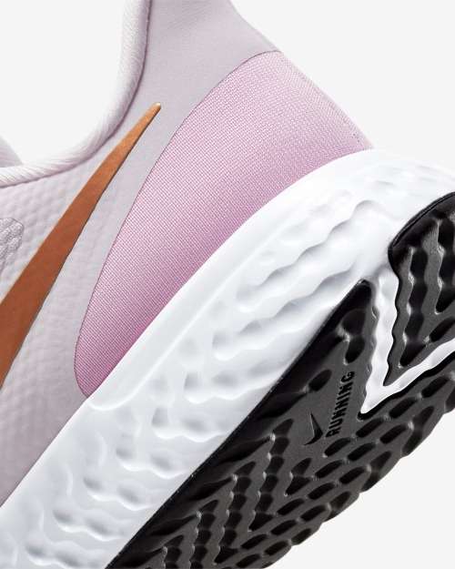 Nike Women's Revolution 5 Light Violet/ Metallic Copper BQ3207 502 Size UK 4.5 (SA 4.5)