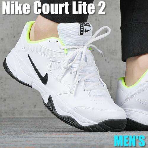 Nike Men's Court Lite 2 White/ Black-Volt AR8836 107 Size UK 9 (SA 9)