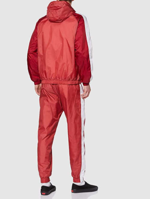 Original Men's Nike 2 Piece Track Suit  Woven Red/ White BV3025 681 Size Large