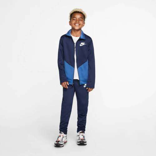 Nike BIG Boys SportsWear Full TRACKSUIT Blue BV3617 410 Size Medium