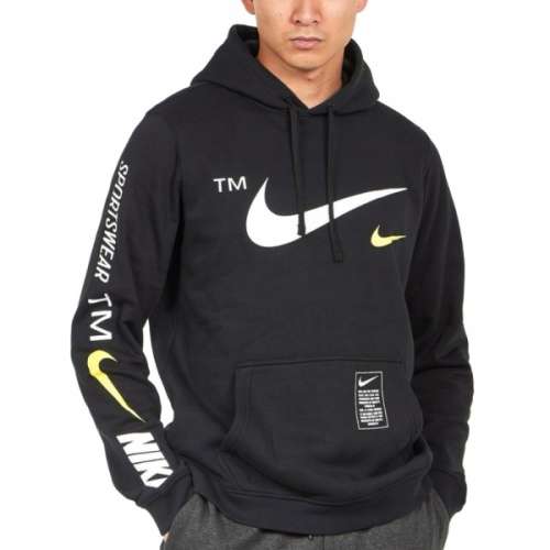 Nike Men's Sportswear Club Pullover Warm Hoodie Black CQ4884 010 Size Large