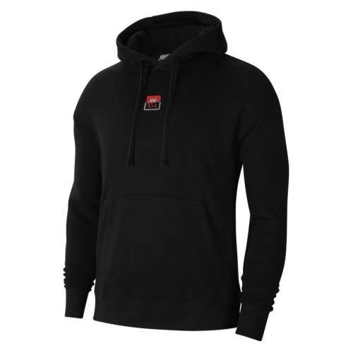 Nike AIR Men's Sportswear POPOVER Hoodie Fleece Black(STANDARD FIT) CT7172 010 Size Medium
