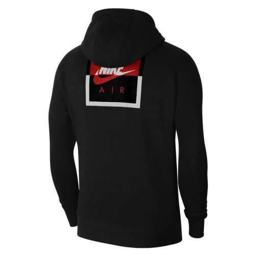 Nike AIR Men's Sportswear POPOVER Hoodie Fleece Black(STANDARD FIT) CT7172 010 Size Medium