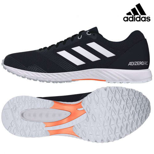 adidas Men's ADIZERO RC CORE BLACK / FTWR WHITE G28885 Size UK 11.5 (SA 11.5)