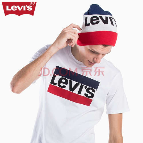 Levi's® UNISEX Sportswear Logo Beanie Red/White/Blue/Black 38022 0065