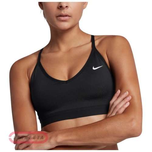 NIKE Women's Indy Light Support Padded Sports Bra Black 878614 011 Size Medium