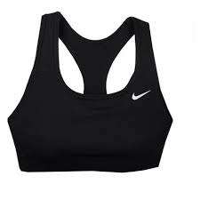 NIKE Women's Dri-FIT Swoosh Medium Support Non-Padded Sports Bra BV3630 010 Size Medium