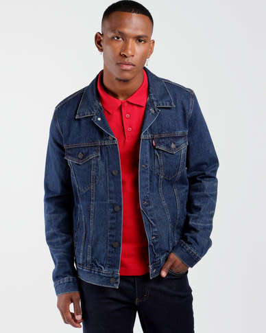 LEVI'S Men's TRUCKER JACKET BLUE 72334 0142 Size XL