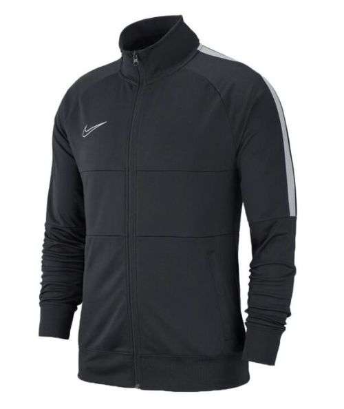 Nike Men's Academy 19 Knit Full Zip Jacket Anthracite/White AJ9180 060 Size Medium