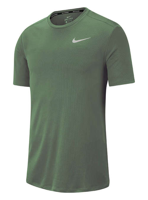 NIKE Men's Breath Run Mesh Short Sleeve Running Tee Juniper Fog (STD. FIT) 904634 326 Size XL
