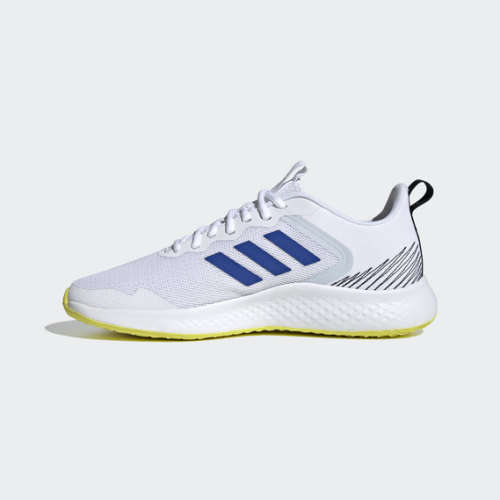 adidas Men's Running FLUIDSTREET  WHITE/ ROYAL BLUE / ACID YELLOW FY8459 Size UK 9 (SA 9)