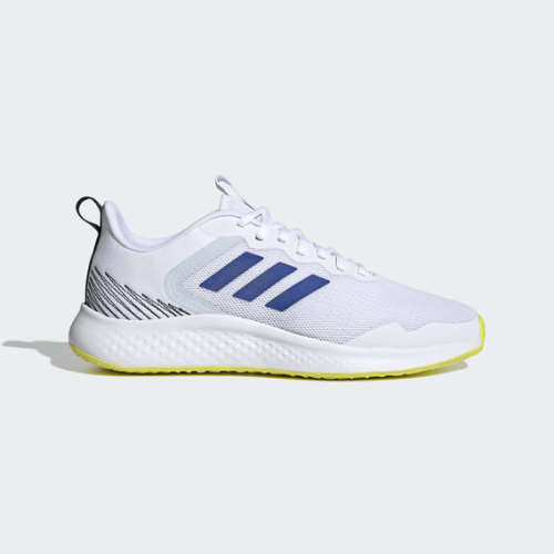 adidas Men's Running FLUIDSTREET  WHITE/ ROYAL BLUE / ACID YELLOW FY8459 Size UK 9 (SA 9)