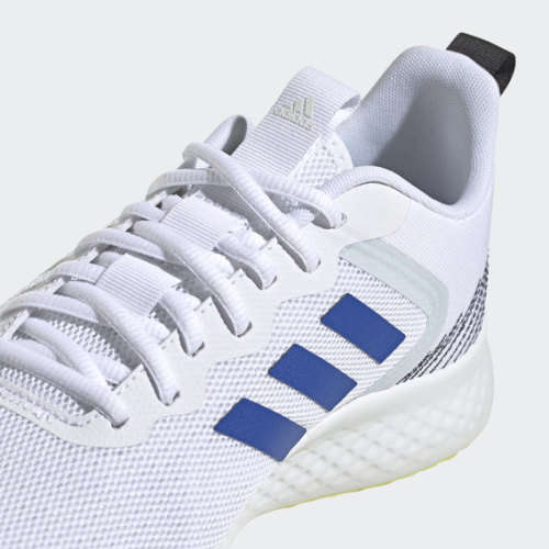 adidas Men's Running FLUIDSTREET  WHITE/ ROYAL BLUE / ACID YELLOW FY8459 Size UK 9 (SA 9)
