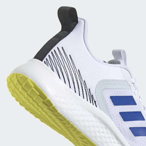 adidas Men's Running FLUIDSTREET  WHITE/ ROYAL BLUE / ACID YELLOW FY8459 Size UK 9 (SA 9)