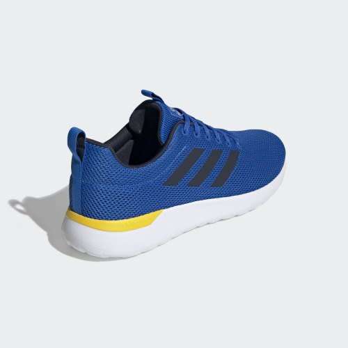 adidas Men's Lite Racer CLN Blue/ Black/Yellow EG3138 Size UK 10 (SA 10)