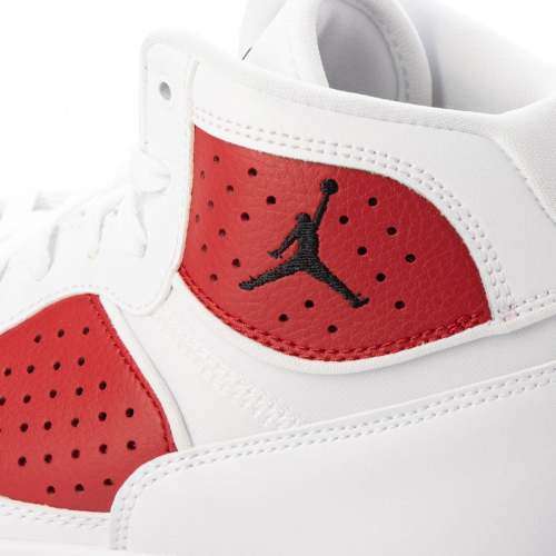 Nike Men's Jordan JUMPMAN ACCESS White/ Black- GYM Red AR3762 106 Size UK 9 (SA 9)