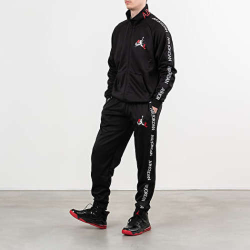 Nike Men's Air Jordan Jumpman Tricot Warm-Up Jacket Black (STD FIT) CT9414 010 Size Medium