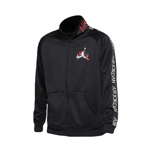 Nike Men's Air Jordan Jumpman Tricot Warm-Up Jacket Black (STD FIT) CT9414 010 Size Medium
