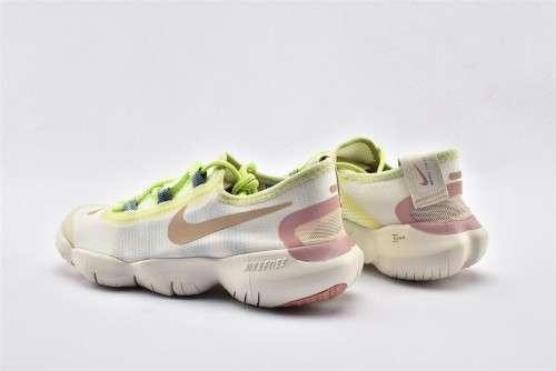 NIKE Women's Free RUN 5.0 2020 Pale Ivory/Shimmer-Sail Size UK 5 (SA 5)