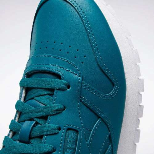 Reebok Women's Classic Leather Heritage Teal / White / Seaport Teal EF3033 Size UK 5 (SA 5)