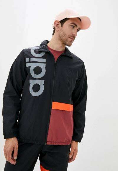 adidas Men's NEW AUTHENTIC TRACK JACKET Black GD5960 Size Large