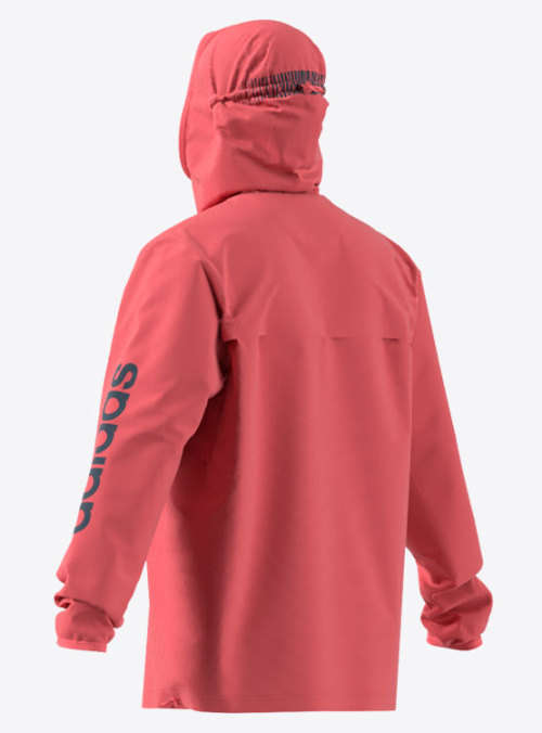 adidas Men's ACTIVATED TECH PRIMEBLUE 1/4 ZIP WINDBREAKER Signal Pink GD5331 Size XL