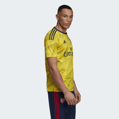 adidas Men's ARSENAL AWAY JERSEY 2019/20 EQT Yellow EH5635 Size Large