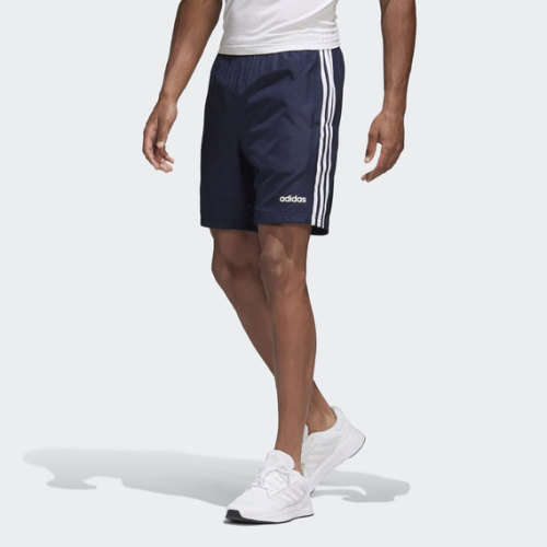 adidas Men's ESSENTIALS 3 STRIPES CHELSEA SHORTS Legend Ink EV5892 Size Medium