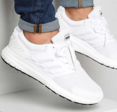 adidas Men's Galaxy 4 Cloud White/ Cloud White F36161 Size UK 10 (SA 10)