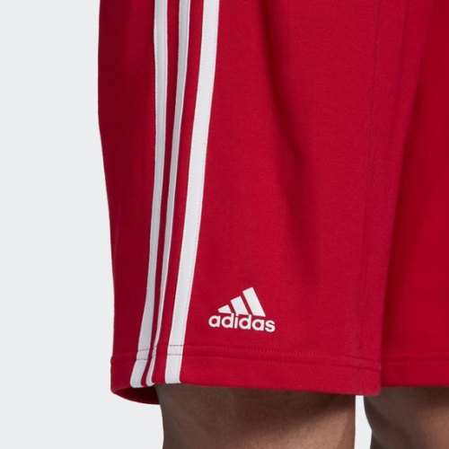 adidas Men's MUST HAVES 3STRIPES SHORTS Scarlet EW2890 Size Extra Large