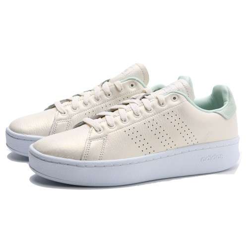 adidas Women's Advantage bold Cloud White / Dash Green EH2056 Size UK 5 (SA 5)